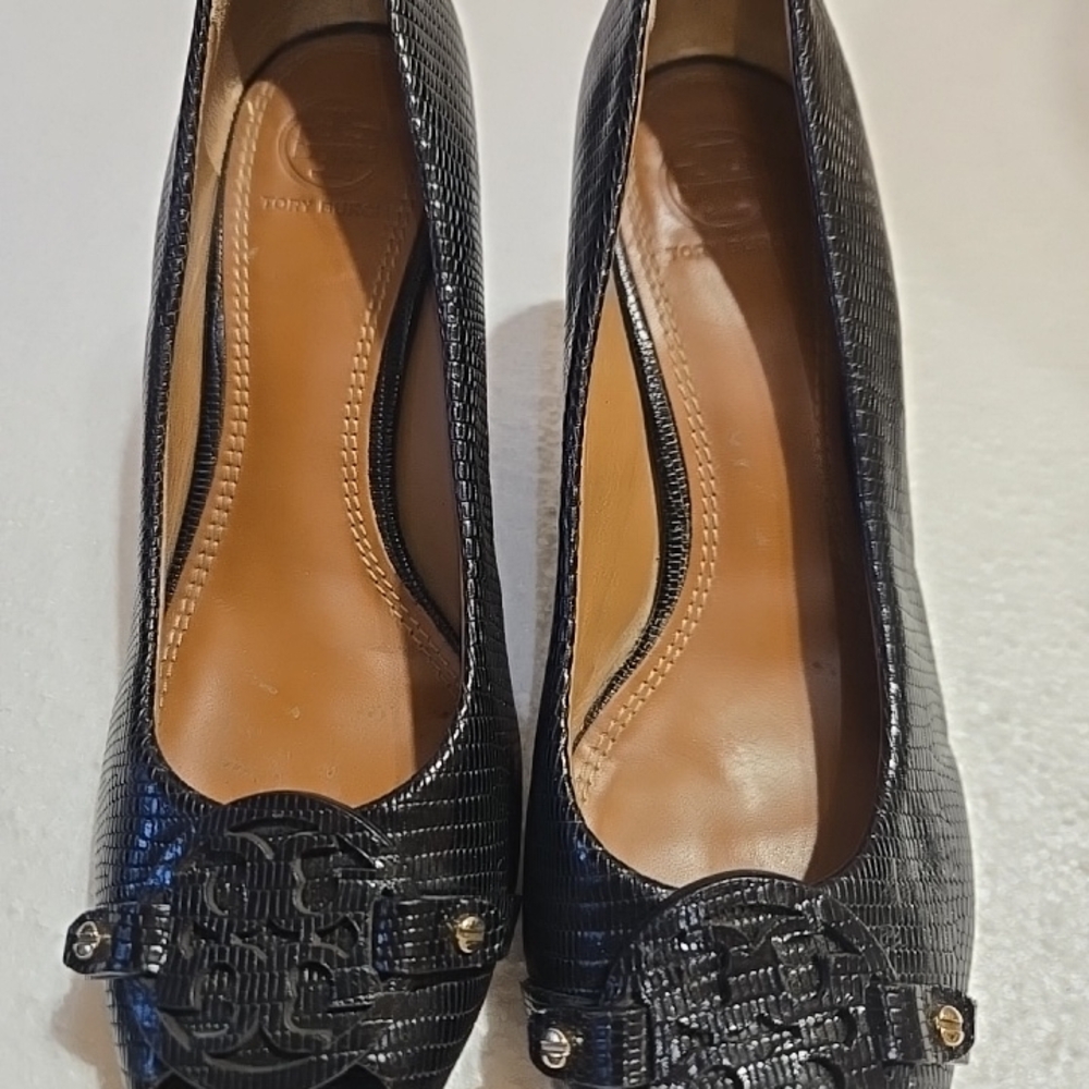 Black Textured Women's Shoes